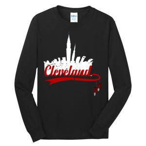 Cleveland City Baseball Fan Tall Long Sleeve T-Shirt