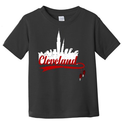 Cleveland City Baseball Fan Toddler T-Shirt