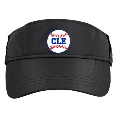 Cleveland CLE Baseball College Letters Adult Drive Performance Visor