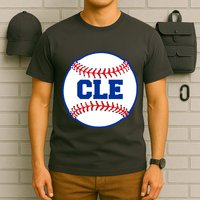 Cleveland CLE Baseball College Letters T-Shirt