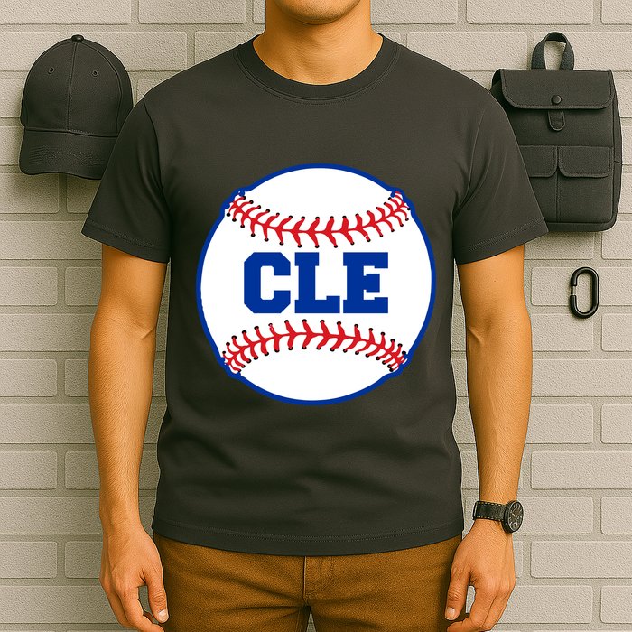 Cleveland CLE Baseball College Letters T-Shirt