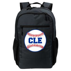 Cleveland CLE Baseball College Letters Daily Commute Backpack