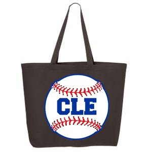 Cleveland CLE Baseball College Letters 25L Jumbo Tote