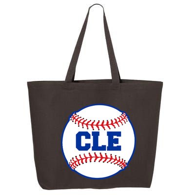 Cleveland CLE Baseball College Letters 25L Jumbo Tote