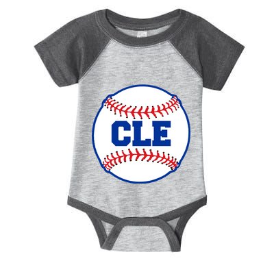 Cleveland CLE Baseball College Letters Infant Baby Jersey Bodysuit