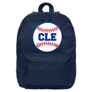 Cleveland CLE Baseball College Letters 16 in Basic Backpack