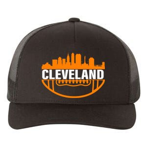 Cleveland Football Skyline City Logo Yupoong Adult 5-Panel Trucker Hat