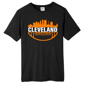 Cleveland Football Skyline City Logo Tall Fusion ChromaSoft Performance T-Shirt