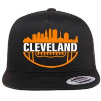 Cleveland Football Skyline City Logo Flatbill Hat