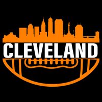 Cleveland Football Skyline City Logo Flatbill Hat