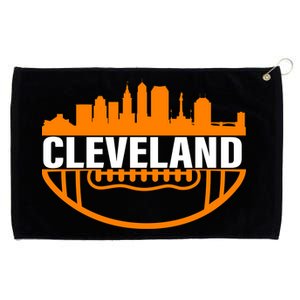 Cleveland Football Skyline City Logo Grommeted Golf Towel