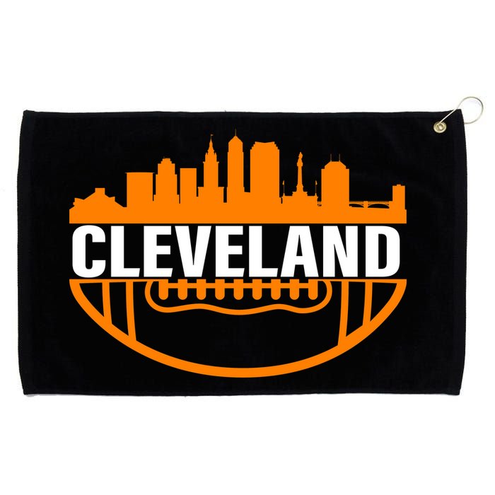 Cleveland Football Skyline City Logo Grommeted Golf Towel