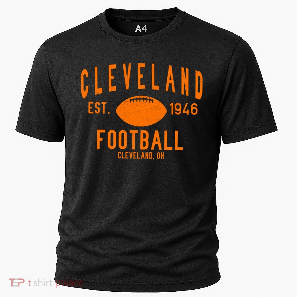 Cleveland OH Football Est. 1946 Cooling Performance Crew T-Shirt