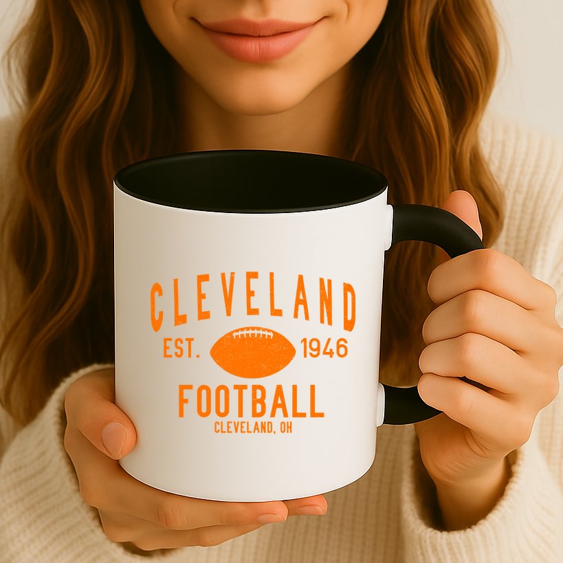 Cleveland OH Football Est. 1946 Mug