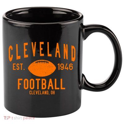 Cleveland OH Football Est. 1946 11oz C Handle Ceramic Mug