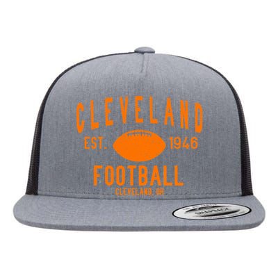 Cleveland OH Football Est. 1946 Flat Bill Trucker Hat