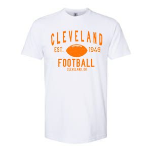 Cleveland OH Football Est. 1946 Softstyle CVC T-Shirt