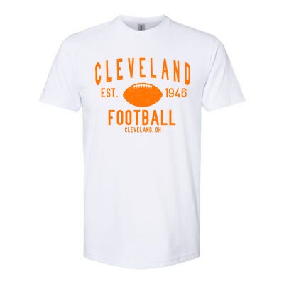 Cleveland OH Football Est. 1946 Softstyle® CVC T-Shirt