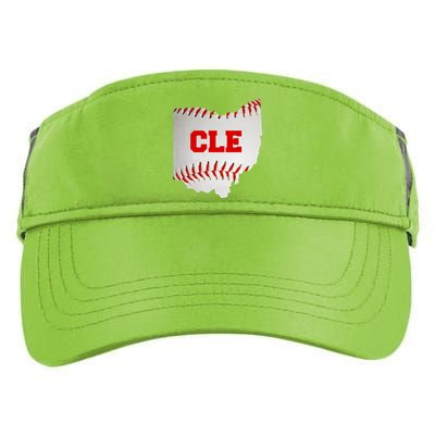 Cleveland, Ohio Baseball CLE Logo Adult Drive Performance Visor