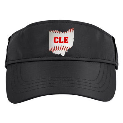Cleveland, Ohio Baseball CLE Logo Adult Drive Performance Visor
