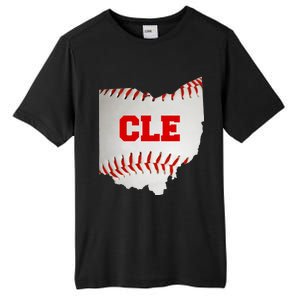 Cleveland, Ohio Baseball CLE Logo Tall Fusion ChromaSoft Performance T-Shirt