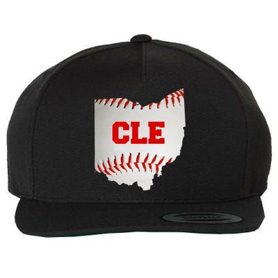 Cleveland, Ohio Baseball CLE Logo Wool Snapback Cap