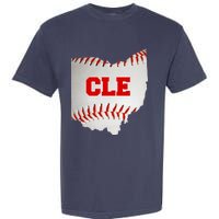 Cleveland, Ohio Baseball CLE Logo Garment-Dyed Heavyweight T-Shirt