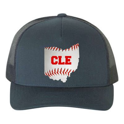 Cleveland, Ohio Baseball CLE Logo Yupoong Adult 5-Panel Trucker Hat