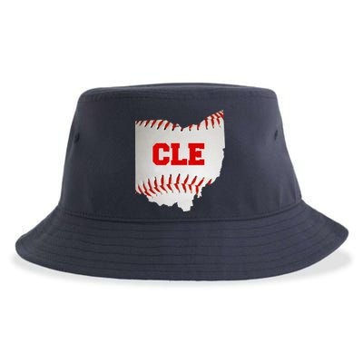 Cleveland, Ohio Baseball CLE Logo Sustainable Bucket Hat