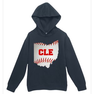 Cleveland, Ohio Baseball CLE Logo Urban Pullover Hoodie