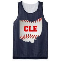 Cleveland, Ohio Baseball CLE Logo Mesh Reversible Basketball Jersey Tank