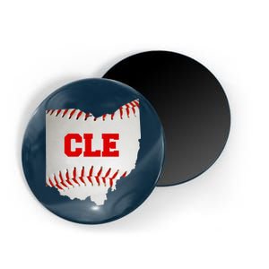 Cleveland, Ohio Baseball CLE Logo Magnet