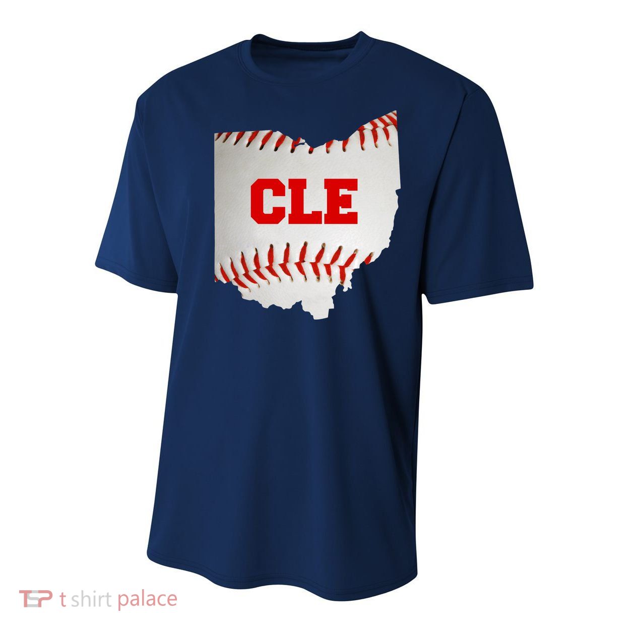 Cleveland, Ohio Baseball CLE Logo Youth Performance Sprint T-Shirt