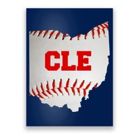 Cleveland, Ohio Baseball CLE Logo Poster