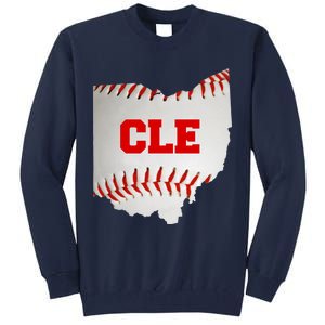 Cleveland, Ohio Baseball CLE Logo Tall Sweatshirt