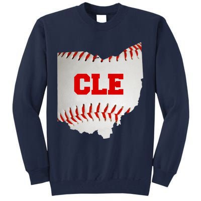 Cleveland, Ohio Baseball CLE Logo Tall Sweatshirt