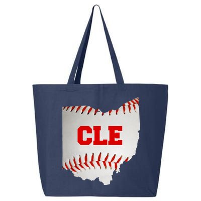 Cleveland, Ohio Baseball CLE Logo 25L Jumbo Tote