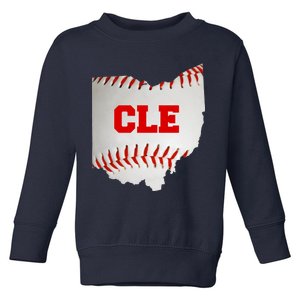 Cleveland, Ohio Baseball CLE Logo Toddler Sweatshirt