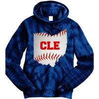 Cleveland, Ohio Baseball CLE Logo Tie Dye Hoodie