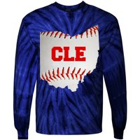 Cleveland, Ohio Baseball CLE Logo Tie-Dye Long Sleeve Shirt