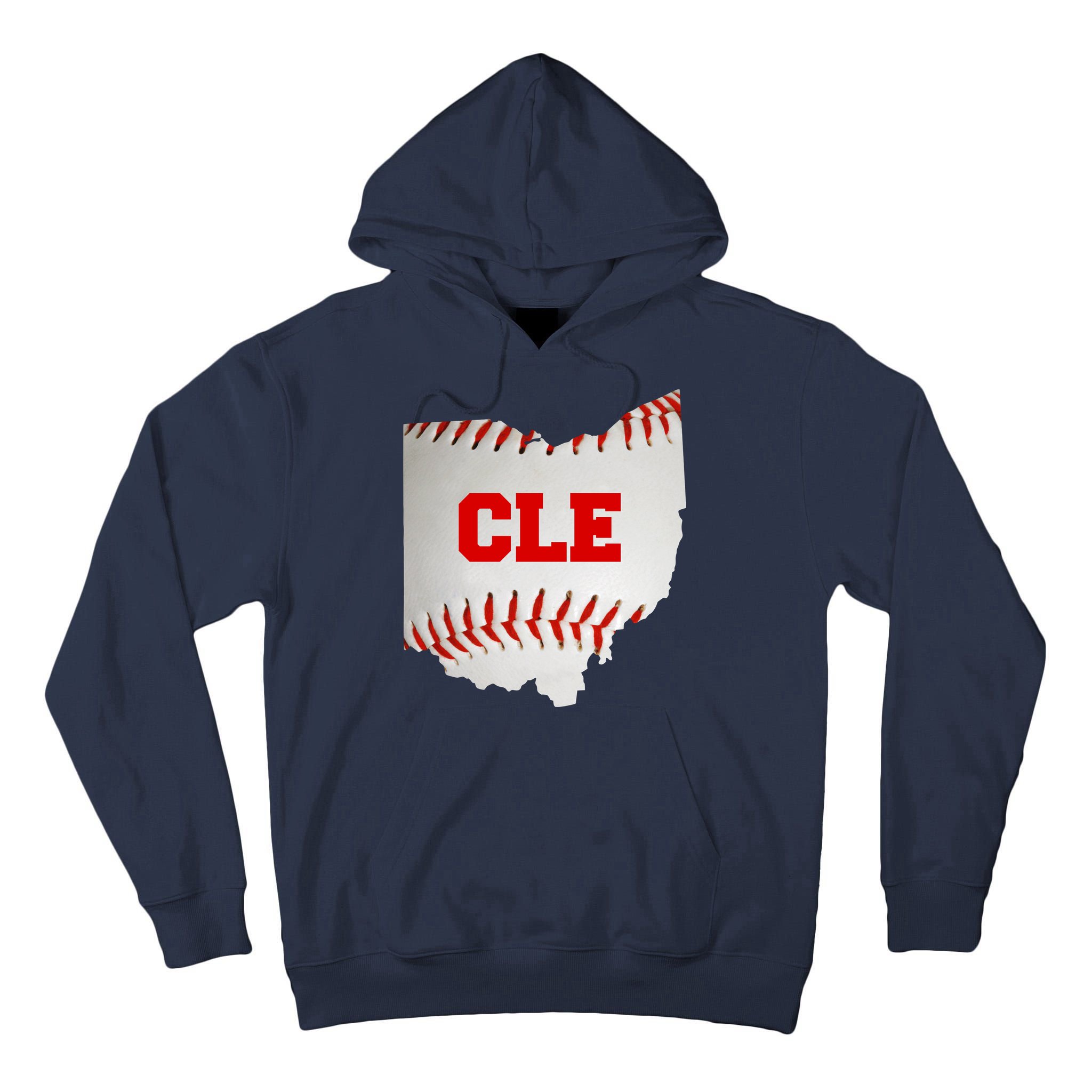 Cleveland, Ohio Baseball CLE Logo Tall Hoodie