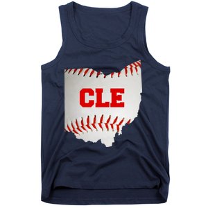 Cleveland, Ohio Baseball CLE Logo Tank Top