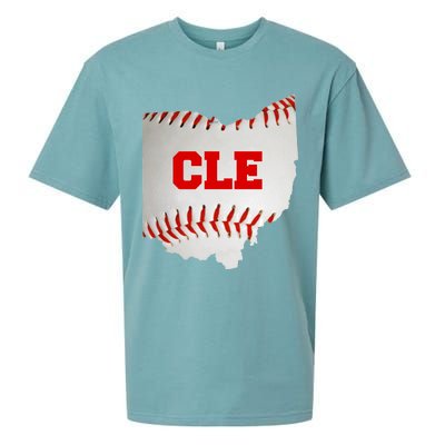 Cleveland, Ohio Baseball CLE Logo Sueded Cloud Jersey T-Shirt