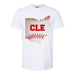 Cleveland, Ohio Baseball CLE Logo Softstyle CVC T-Shirt