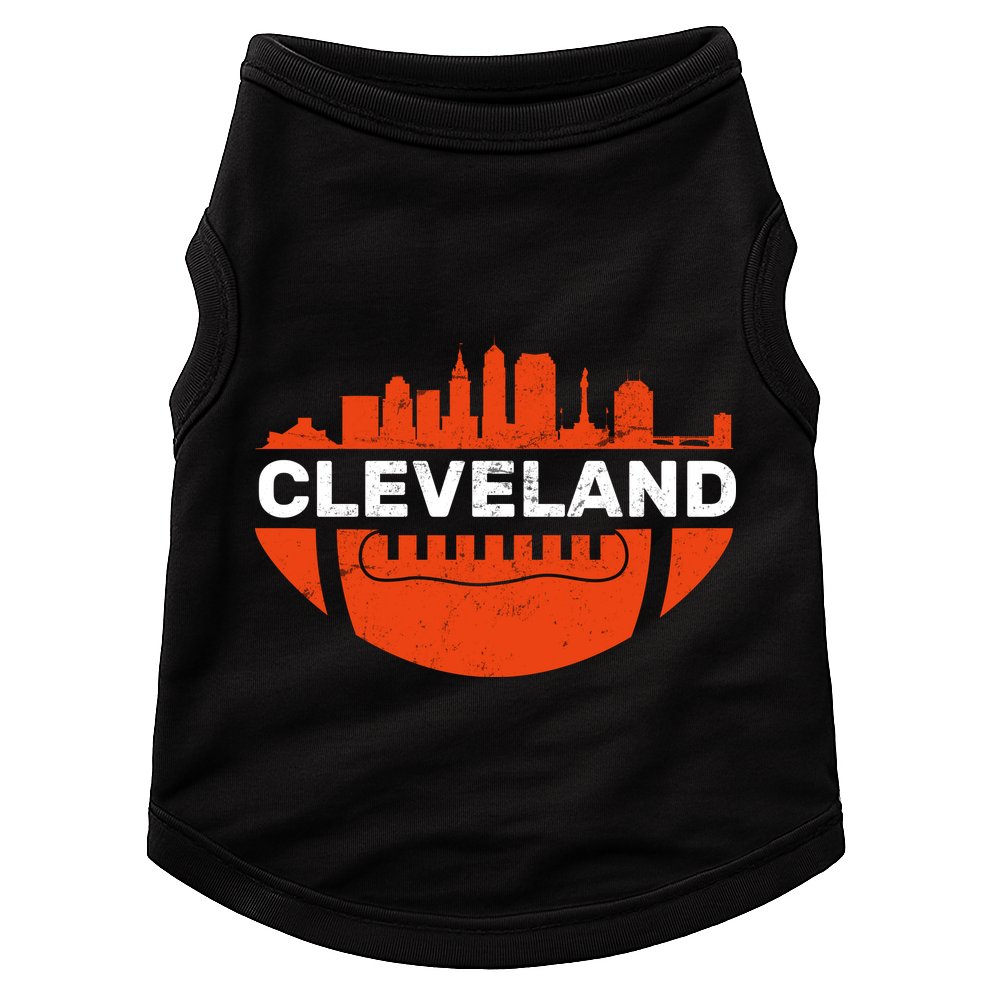 Cleveland Ohio Football City Logo Doggie Tank