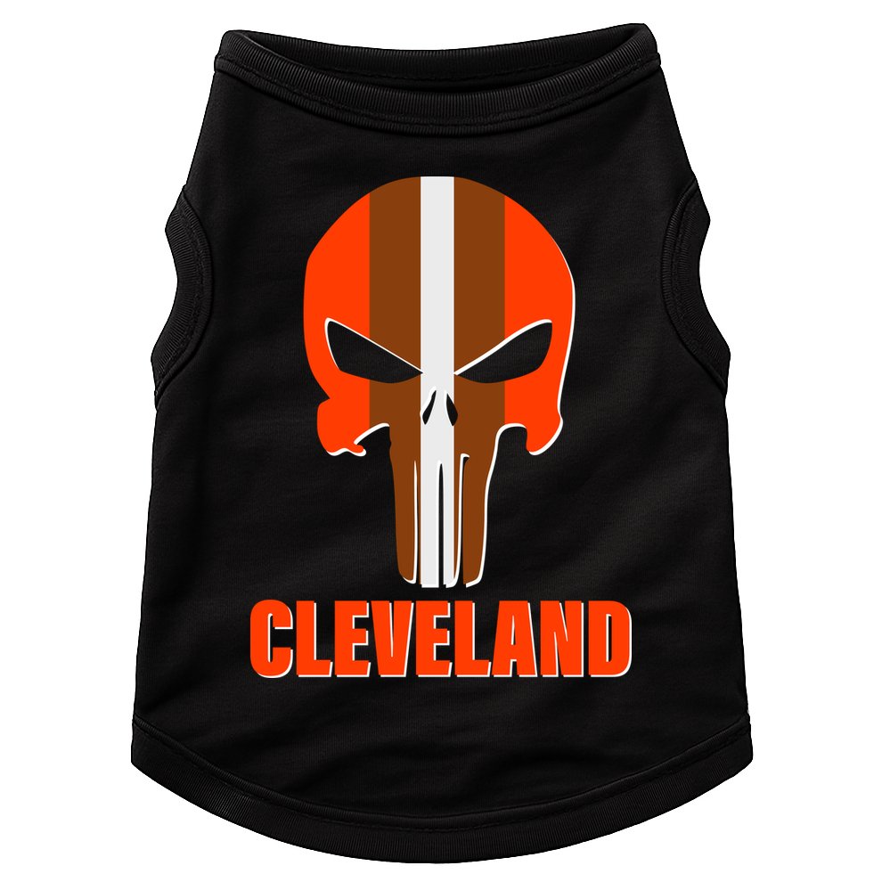 Cleveland Skull Football Doggie Tank