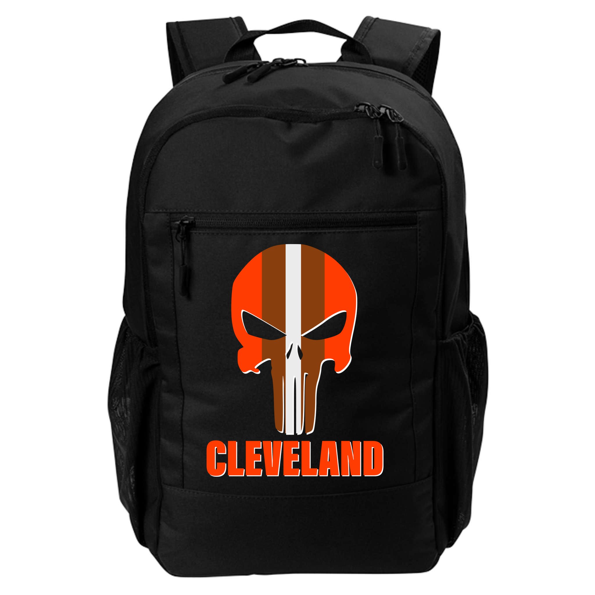 Cleveland Skull Football Backpack