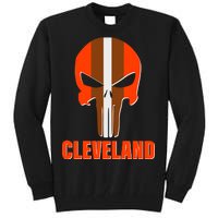 Cleveland Skull Football Tall Sweatshirt