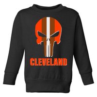 Cleveland Skull Football Toddler Sweatshirt