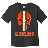 Cleveland Skull Football Toddler T-Shirt